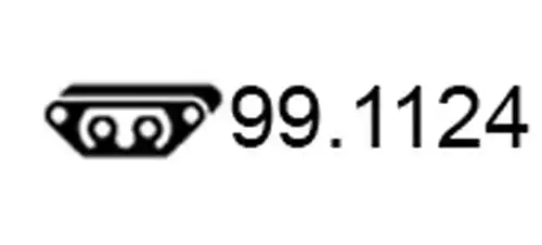 скоба, изпускателна система ASSO 99.1124