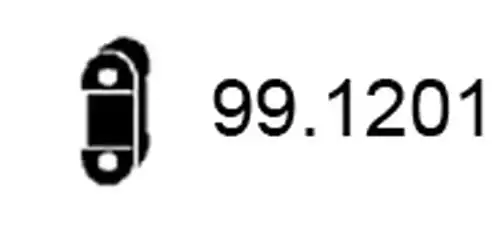 скоба, изпускателна система ASSO 99.1201