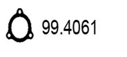 уплътнение, изпускателни тръби ASSO 99.4061