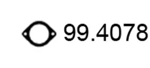 уплътнение, изпускателни тръби ASSO 99.4078