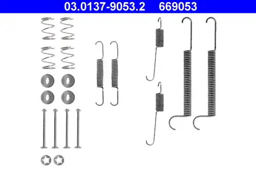комплект принадлежности, спирани челюсти ATE 03.0137-9053.2