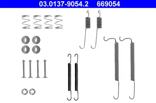 комплект принадлежности, спирани челюсти ATE 03.0137-9054.2