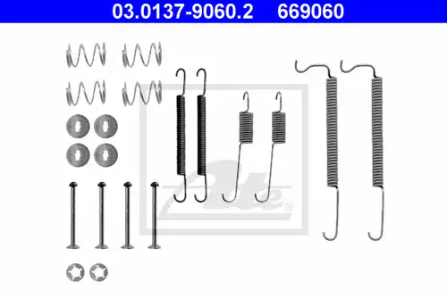 комплект принадлежности, спирани челюсти ATE 03.0137-9060.2