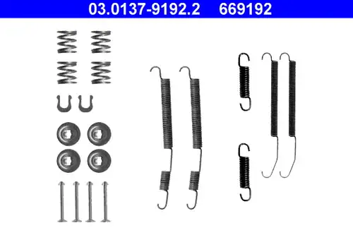 комплект принадлежности, спирани челюсти ATE 03.0137-9192.2