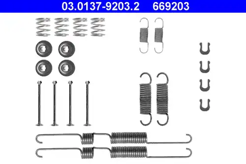 комплект принадлежности, спирани челюсти ATE 03.0137-9203.2