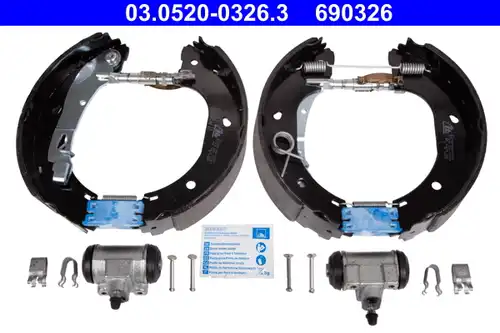 комплект спирачна челюст ATE 03.0520-0326.3