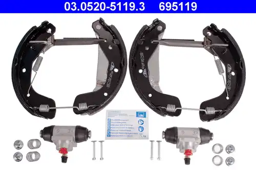 комплект спирачна челюст ATE 03.0520-5119.3