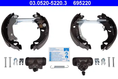 комплект спирачна челюст ATE 03.0520-5220.3