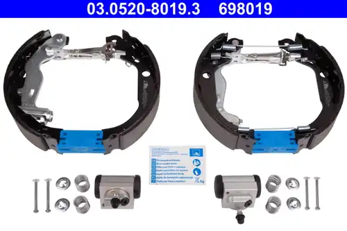 комплект спирачна челюст ATE 03.0520-8019.3
