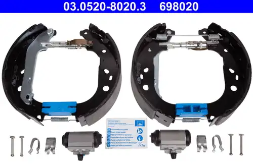 комплект спирачна челюст ATE 03.0520-8020.3