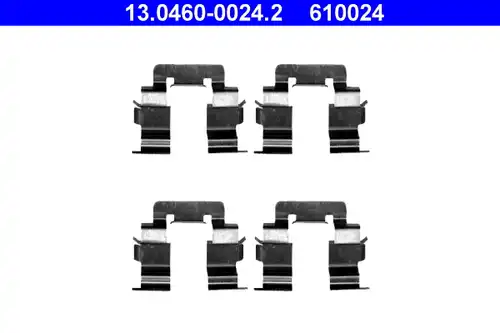 комплект принадлежности, дискови накладки ATE 13.0460-0024.2