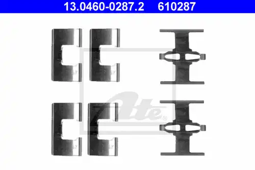 комплект принадлежности, дискови накладки ATE 13.0460-0287.2