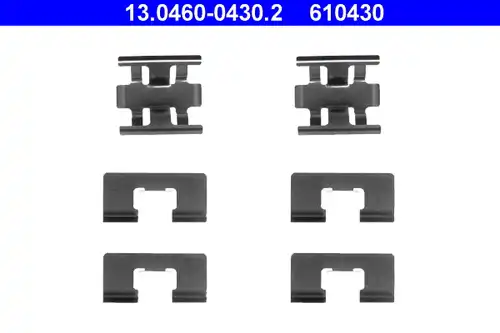 комплект принадлежности, дискови накладки ATE 13.0460-0430.2