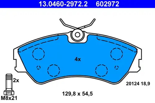 накладки ATE 13.0460-2972.2