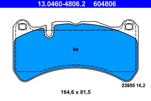 накладки ATE 13.0460-4806.2