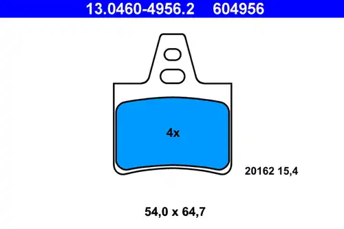 накладки ATE 13.0460-4956.2