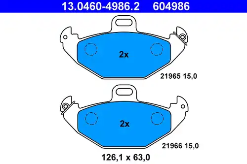 накладки ATE 13.0460-4986.2