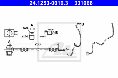 спирачен маркуч ATE 24.1253-0010.3