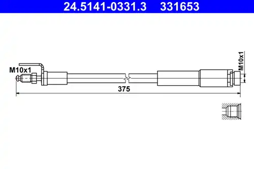 спирачен маркуч ATE 24.5141-0331.3