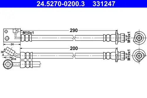 спирачен маркуч ATE 24.5270-0200.3