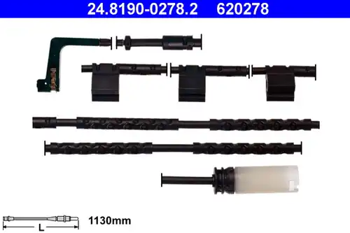 предупредителен контактен сензор, износване на накладките ATE 24.8190-0278.2
