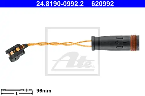 предупредителен контактен сензор, износване на накладките ATE 24.8190-0992.2