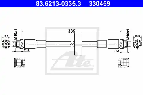 спирачен маркуч ATE 83.6213-0335.3