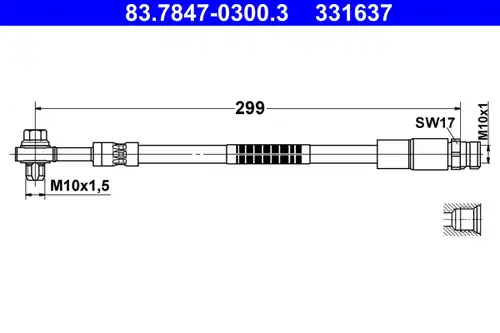 спирачен маркуч ATE 83.7847-0300.3