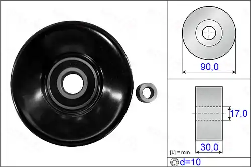 паразитна/ водеща ролка, пистов ремък AUTEX 654931