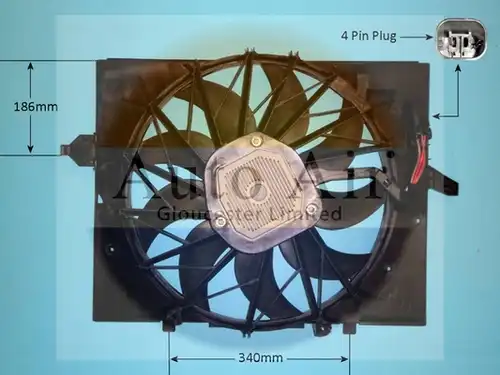 електромотор, вентилатор на радиатора AUTO AIR GLOUCESTER 05-1032