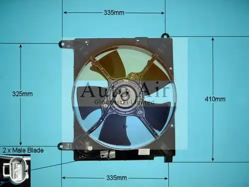 електромотор, вентилатор на радиатора AUTO AIR GLOUCESTER 05-1128