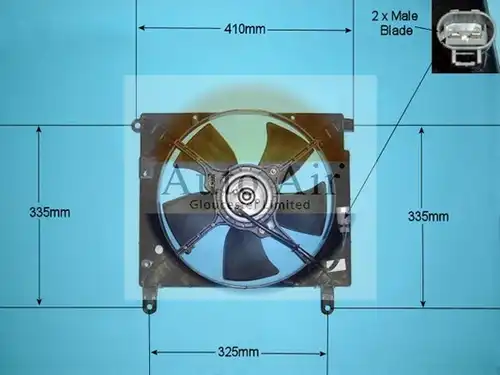 електромотор, вентилатор на радиатора AUTO AIR GLOUCESTER 05-1131