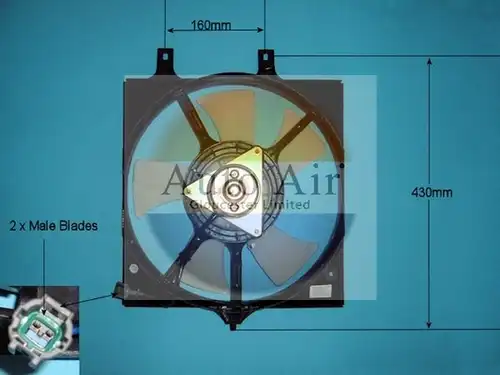 електромотор, вентилатор на радиатора AUTO AIR GLOUCESTER 05-1164