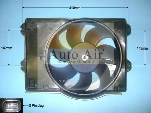 електромотор, вентилатор на радиатора AUTO AIR GLOUCESTER 05-1168