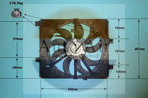 електромотор, вентилатор на радиатора AUTO AIR GLOUCESTER 05-1200