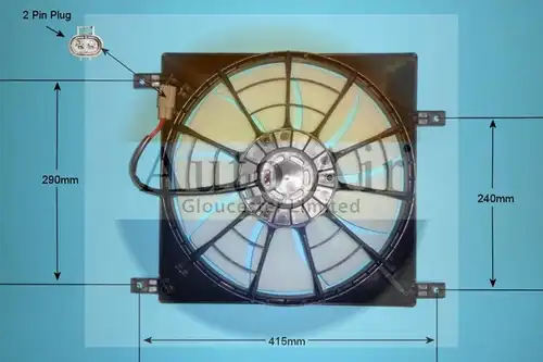 електромотор, вентилатор на радиатора AUTO AIR GLOUCESTER 05-1355