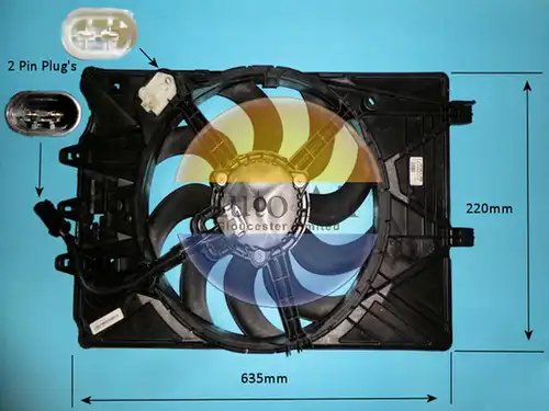 електромотор, вентилатор на радиатора AUTO AIR GLOUCESTER 05-1377