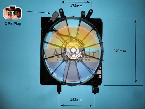 електромотор, вентилатор на радиатора AUTO AIR GLOUCESTER 05-1387