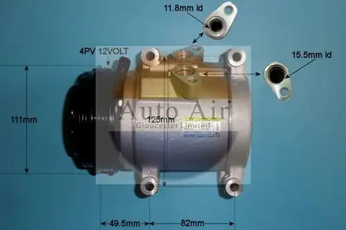 компресор за климатик AUTO AIR GLOUCESTER 14-0189