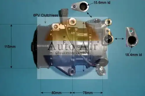 компресор за климатик AUTO AIR GLOUCESTER 14-0193