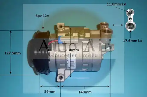 компресор за климатик AUTO AIR GLOUCESTER 14-0271