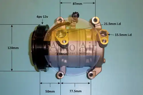 компресор за климатик AUTO AIR GLOUCESTER 14-0274P