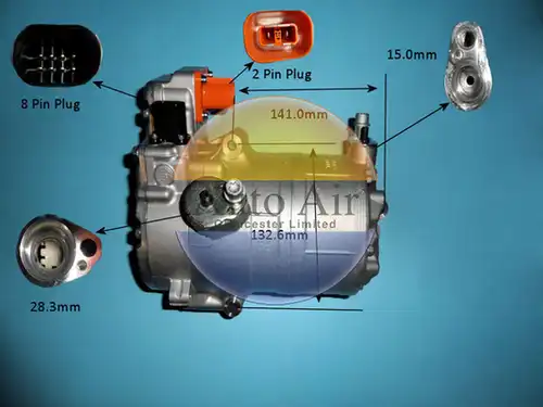 компресор за климатик AUTO AIR GLOUCESTER 14-0809