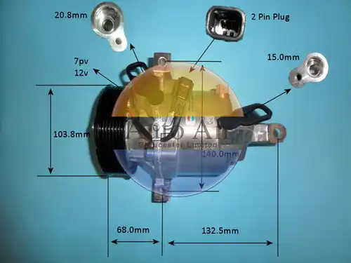 компресор за климатик AUTO AIR GLOUCESTER 14-0817P