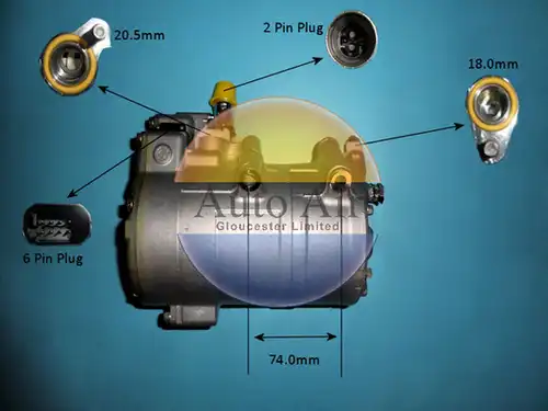 компресор за климатик AUTO AIR GLOUCESTER 14-0835