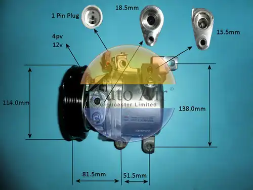 компресор за климатик AUTO AIR GLOUCESTER 14-0842P