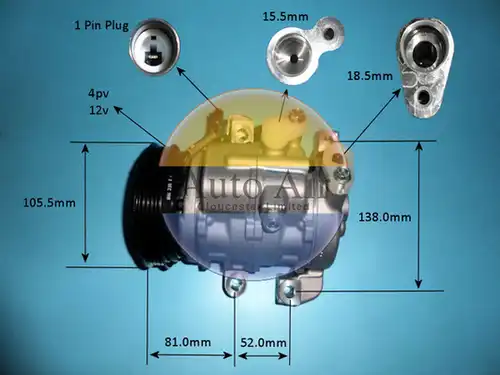 компресор за климатик AUTO AIR GLOUCESTER 14-0843