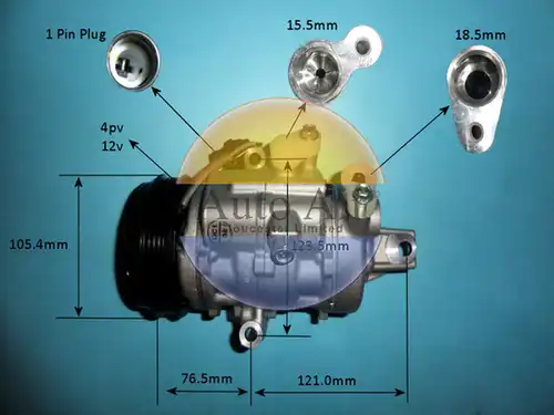 компресор за климатик AUTO AIR GLOUCESTER 14-0844