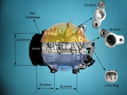 компресор за климатик AUTO AIR GLOUCESTER 14-0846