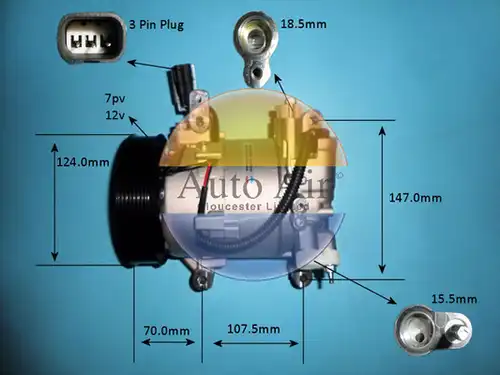 компресор за климатик AUTO AIR GLOUCESTER 14-0851P